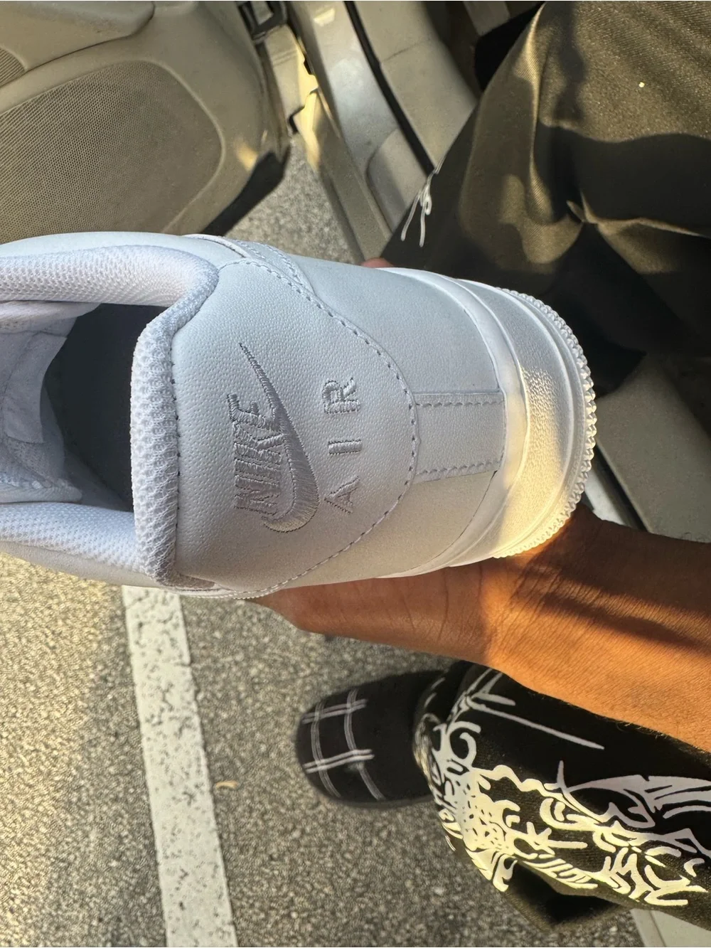 Nike White Low-Top Lace-Up Sneaker
